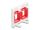 DELOCK Easy 45 Modul 2x Keystone Halterungen 45x45 mm ws/rt