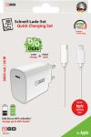 2GO 797277 Ladegerät für Mobilgeräte Universal Weiß AC Drinnen