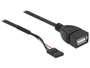 DELOCK Kabel USB2.0 Pfostenbuchse > USB2.0/A Bu 0.60m