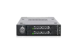 Icy Dock ToughArmor MB834M2K-B SSD-Gehäuse Schwarz M.2