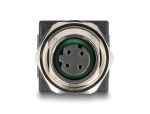 DELOCK M12 Adapter D-kodiert 4 Pin Buchse zu RJ45 Bu gerade