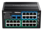 Trendnet TI-PG262 Netzwerk-Switch Unmanaged Gigabit Ethernet (10/100/1000) Power over Ethernet (PoE) Schwarz