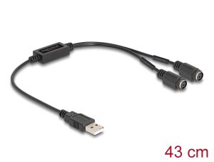 DELOCK USB zu PS/2 Adapter