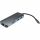 Inter-Tech H-428 USB 3.2 Gen 1 (3.1 Gen 1) Type-C 5000 Mbit/s Schwarz