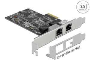 DELOCK PCI Express x2 Karte auf 2 x RJ45 2,5 Gigabit
