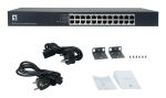 LevelOne GEU-2432 Unmanaged Gigabit Ethernet (10/100/1000) 1U Grau