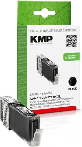 KMP C107BKX Druckerpatrone Schwarz