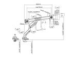 Equip 17"-32" Doppelmonitor-Tischhalterung