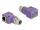 DELOCK M12 Adapter D-kodiert 4 Pin Bu zu RJ45 Bu gewinkelt