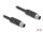 DELOCK M12 Kabel L-kodiert 4 Pin St zu St PUR 3m schwarz