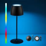Tomons LED Nacht/Tischlampe dimmbar Kabellos Touch