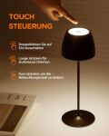 Tomons LED NachtTischlampe dimmbar Kabellos Touch