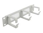 DELOCK 10" Kabelmanagement Bürstenleiste 3...