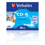 Verbatim CD-R AZO Wide Inkjet Printable 700 MB 52x 10 Stück(e)