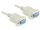 DeLOCK Sub-D9 3m Serien-Kabel Beige