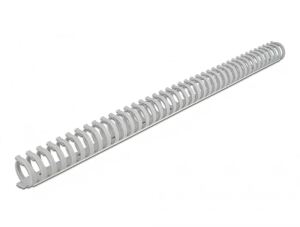 DeLOCK Kabelkanal Flexibel selbstklebend schraubbar 35 x 30 mm - Länge 50 cm grau
