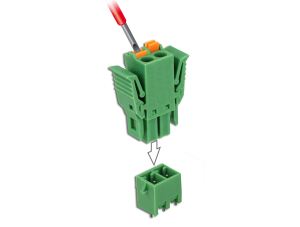 DELOCK Terminalblock Set f. Platine 2 Pin 3,81mm Rastermaß