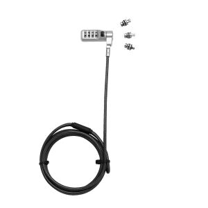DICOTA D31717 Kabelschloss Schwarz 2 m