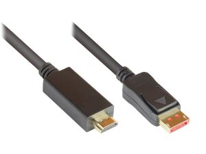 Alcasa DP14-HDMI5 Videokabel-Adapter 5 m DisplayPort HDMI Schwarz