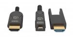 Manhattan 355513 HDMI-Kabel 20 m HDMI Typ A (Standard) HDMI Typ D (Mikrofon) Schwarz