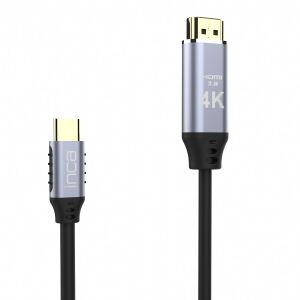 Inca ITCH-02TX HDMI-Kabel 2 m HDMI Typ A (Standard) USB Typ-C Schwarz
