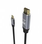 Inca ITCH-02TX HDMI-Kabel 2 m HDMI Typ A (Standard) USB Typ-C Schwarz