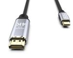 Inca ITCH-02TX HDMI-Kabel 2 m HDMI Typ A (Standard) USB Typ-C Schwarz