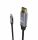 Inca ITCH-02TX HDMI-Kabel 2 m HDMI Typ A (Standard) USB Typ-C Schwarz
