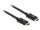 DeLOCK 84844 USB Kabel USB 3.2 Gen 2 (3.1 Gen 2) 0,5 m USB C 40 Gbit/s Schwarz