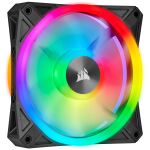 Corsair iCUE QL140 RGB Computergehäuse Ventilator 14 cm Schwarz, Grau