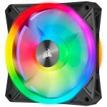 Corsair iCUE QL140 RGB Computergehäuse Ventilator 14 cm Schwarz, Grau