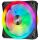 Corsair iCUE QL140 RGB Computergehäuse Ventilator 14 cm Schwarz, Grau