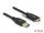 DeLOCK SuperSpeed USB 10 Gbps (USB 3.2 Gen 2) Kabel Typ-A Stecker zu USB Type-C Stecker mit Schrauben seitlich 0,5 m