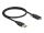 DeLOCK SuperSpeed USB 10 Gbps (USB 3.2 Gen 2) Kabel Typ-A Stecker zu USB Type-C Stecker mit Schrauben seitlich 0,5 m