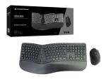 Conceptronic ORAZIO ERGO Kabelloses Set aus ergonomischer Tastatur und vertikaler Maus, spanisch