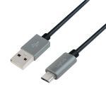 LogiLink CU0132 USB Kabel USB 2.0 1 m USB A Micro-USB A 0,48 Gbit/s Grau
