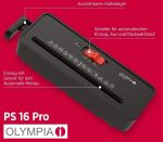 Olympia Aktenvernichter PS 16 Pro schwarz