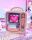 Divoom Ditoo-Mic Mini Tragbarer Mono-Lautsprecher Pink 15 W