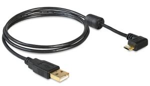 DeLOCK 83147 USB Kabel USB 2.0 1 m USB A Micro-USB B Schwarz