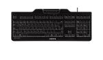 Contour Design KC 1000 SC Kabelgebundene Chipkarten Tastatur, Schwarz, USB (QWERTZ - DE)