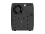 Conceptronic ZEUS04G 2200VA 1320W USV, 4x UK-Steckdosen, HID-USB, RJ45 Ein/Aus, mit AVR-Funktion