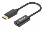 Manhattan 153713 Videokabel-Adapter 0,15 m DisplayPort HDMI Schwarz