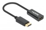 Manhattan 153713 Videokabel-Adapter 0,15 m DisplayPort HDMI Schwarz