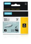 DYMO IND Schrumpfschlauch-Etiketten - 9mm x 1,5m - Schwarz auf Weiß
