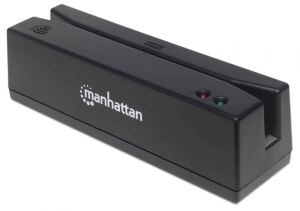 Manhattan USB-Magnetkartenleser, USB-A-Stecker, 3-Spuren-Leser