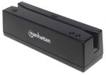 Manhattan USB-Magnetkartenleser, USB-A-Stecker, 3-Spuren-Leser