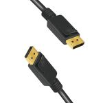 LogiLink CV0139 DisplayPort-Kabel 5 m Schwarz