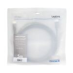 LogiLink CV0139 DisplayPort-Kabel 5 m Schwarz