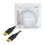 LogiLink CV0139 DisplayPort-Kabel 5 m Schwarz