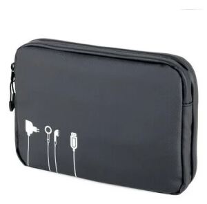 TROIKA BLACK TECH POUCH 2 Personal Organizer Polyester, Polyurethan (PU), Plane Schwarz